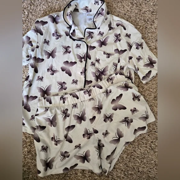 4 Sets (8pcs) Art Class Girl's Pajama Sets- Red, Black, Purple, Blue - Picture 6 of 16